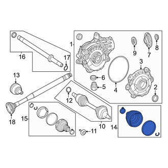 Mercedes-Benz OE - Front Inner CV Joint