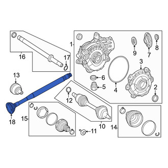 Mercedes-Benz OE - Rear Drive Shaft