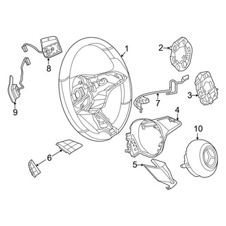Mercedes-Benz OE - Steering Wheel & Trim (Standard Wheel)