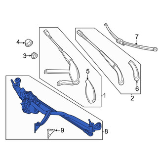 Mercedes-Benz OE - Wiper Motor