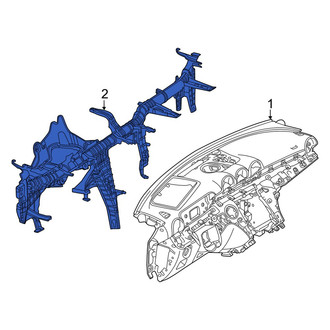 Mercedes-Benz OE - Instrument Panel Crossmember