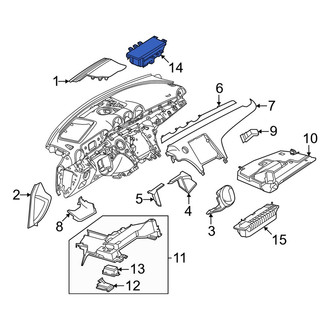 Mercedes-Benz OE - Upper Instrument Panel Air Bag