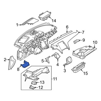 Mercedes-Benz OE - Left Instrument Panel Trim Panel
