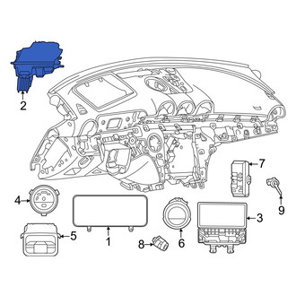 Mercedes-Benz OE - Heads Up Display Assembly