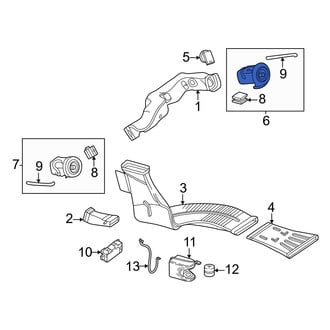 Mercedes-Benz OE - Center Dashboard Air Vent
