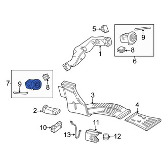 Mercedes-Benz OE - Left Dashboard Air Vent