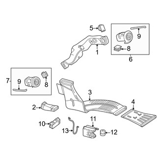 Mercedes-Benz OE - Instrument Panel - Ducts (Instrument Panel)