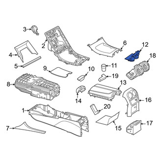 Mercedes-Benz OE - Console Cup Holder