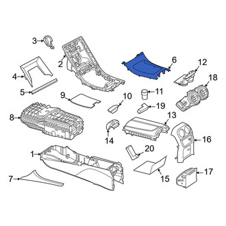 Mercedes-Benz OE - Front Center Console Trim Panel