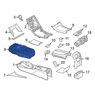 Mercedes-Benz OE - Front Console Compartment