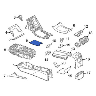Mercedes-Benz OE - Console Lid