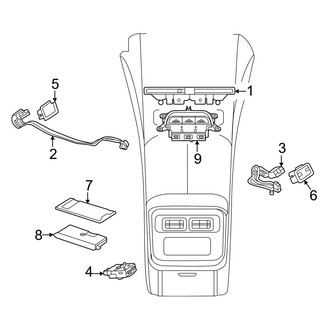 Mercedes-Benz OE - Console - Electrical Components
