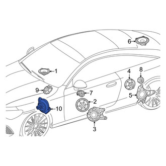 Mercedes-Benz OE - Front Right Speaker