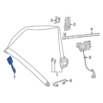 Mercedes-Benz OE - Front Left Seat Belt Receptacle