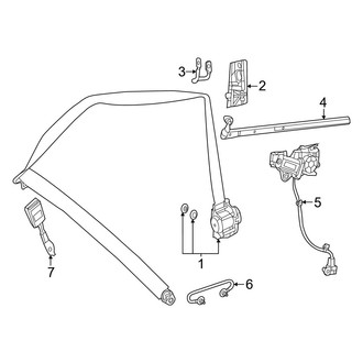 Mercedes-Benz OE - Restraint Systems - Front Seat Belts