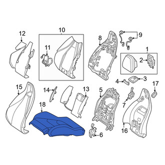 Mercedes-Benz OE - Front Left Seat Cushion Foam