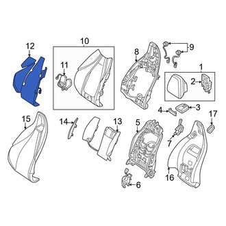 Mercedes-Benz OE - Front Right Upper Seat Heater Pad