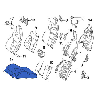 Mercedes-Benz OE - Front Left Seat Cushion Foam