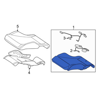 Mercedes-Benz OE - Front Left Seat Cushion Foam