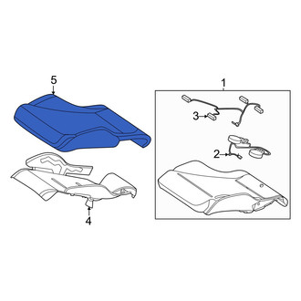 Mercedes-Benz OE - Front Left Seat Cover