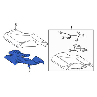 Mercedes-Benz OE - Front Left Lower Seat Heater Pad