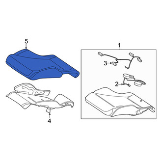Mercedes-Benz OE - Front Left Seat Cover