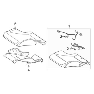 Mercedes-Benz OE - Seats & Tracks - Driver Seat Components (Seat, Seat Cushion)