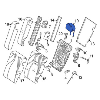 Mercedes-Benz OE - Rear Headrest