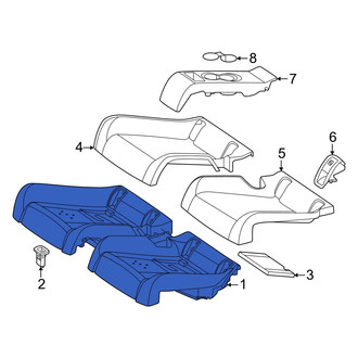 Mercedes-Benz OE - Rear Seat Cushion Foam