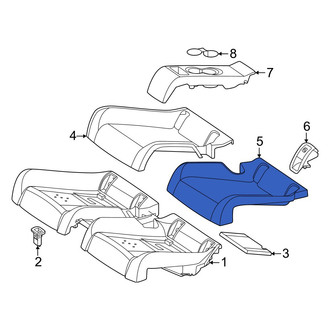 Mercedes-Benz OE - Rear Left Seat Cover