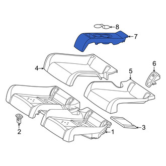 Mercedes-Benz OE - Rear Seat Armrest Cup Holder
