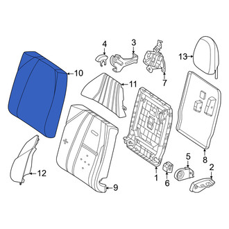 Mercedes-Benz OE - Rear Left Seat Back Cushion Cover