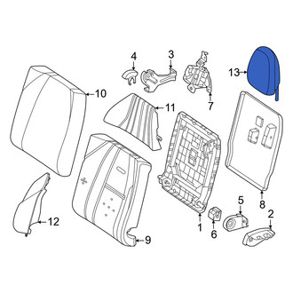 Mercedes-Benz OE - Front Left Headrest