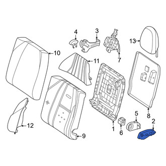 Mercedes-Benz OE - Rear Left Seat Hinge