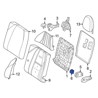 Mercedes-Benz OE - Rear Left Seat Hinge Cover