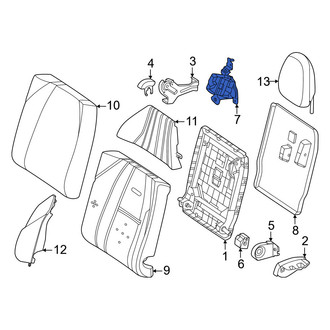 Mercedes-Benz OE - Rear Left Folding Seat Latch