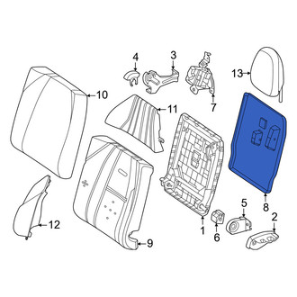 Mercedes-Benz OE - Rear Left Seat Back Panel