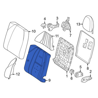 Mercedes-Benz OE - Rear Left Lower Seat Back Cushion