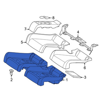Mercedes-Benz OE - Rear Seat Cushion Foam