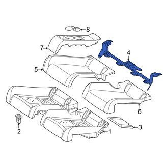 Mercedes-Benz OE - Rear Seat Frame