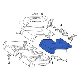 Mercedes-Benz OE - Rear Left Seat Cover
