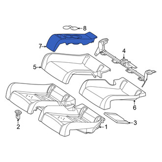 Mercedes-Benz OE - Rear Seat Armrest Cup Holder