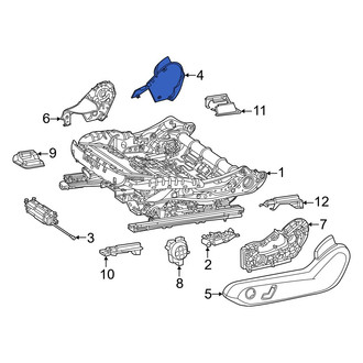 Mercedes-Benz OE - Front Left Inner Seat Trim Panel