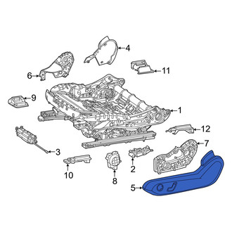 Mercedes-Benz OE - Front Left Outer Seat Trim Panel