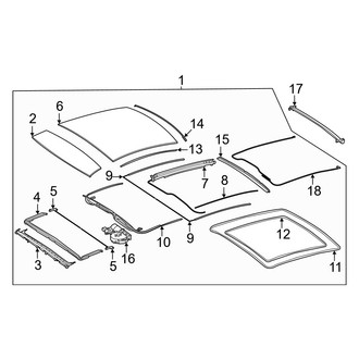 Mercedes-Benz OE - Roof - Sunroof (Coupe)