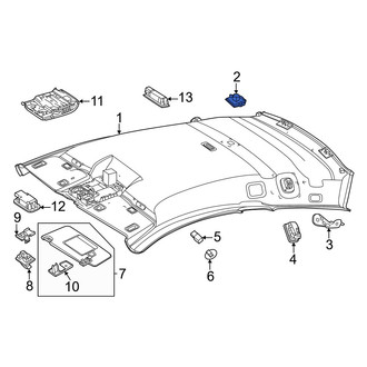 Mercedes-Benz OE - Right Headliner Bracket