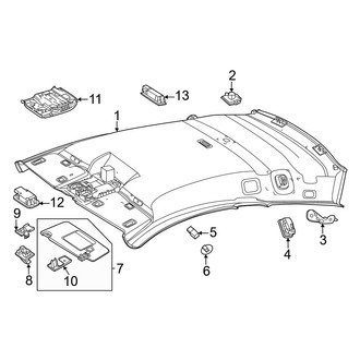 Mercedes-Benz OE - Roof - Interior Trim (Headliner & Components), (Coupe)
