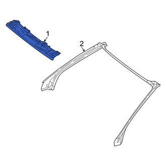Mercedes-Benz OE - Front Roof Header Panel