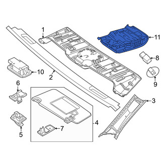 Mercedes-Benz OE - Upper Overhead Console