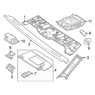 Mercedes-Benz OE - Roof - Interior Trim (Convertible)
